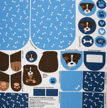Preview: Tierbeutel Hund by Käselotti Panel ca. 80cm 